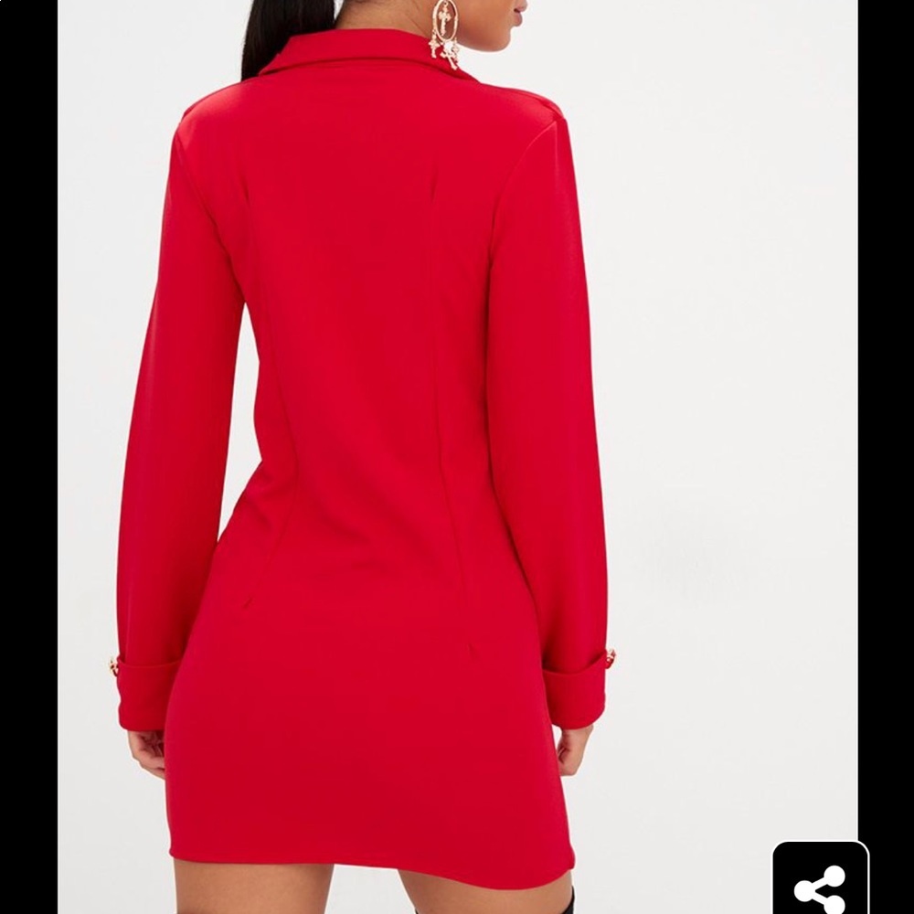 Pretty Little Thing Blazer Dress Size 8 - Picture 8 of 8